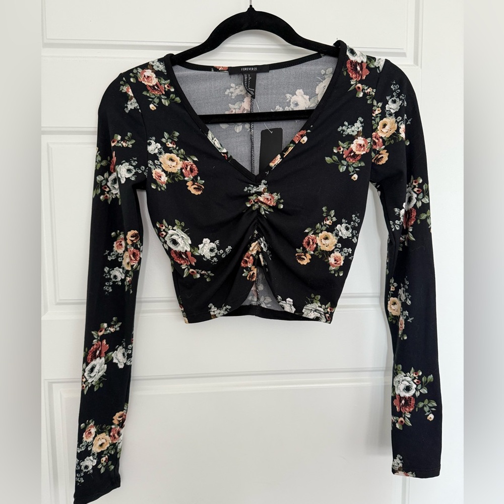 Floral crop top